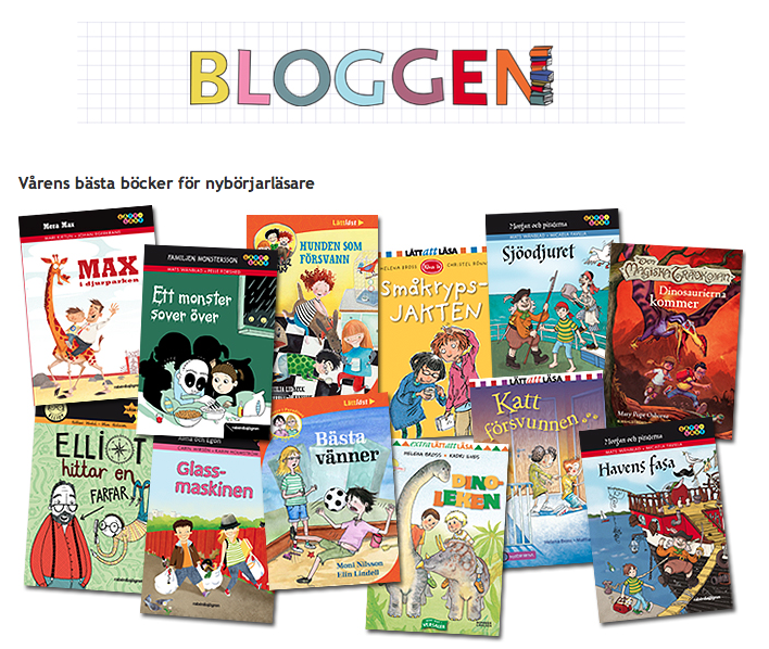 Vårens bästa böcker för nybörjarläsare